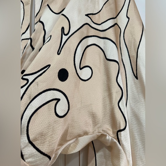 Johanna Ortiz Golden Opportunity Silk Midi Wrap Dress (D9) - Picture 9 of 11